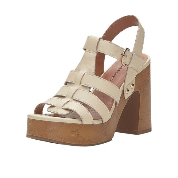 New! Lucky Brand Imana Fisherman Strappy Platform Block Heel - Size 10 - Picture 3 of 9
